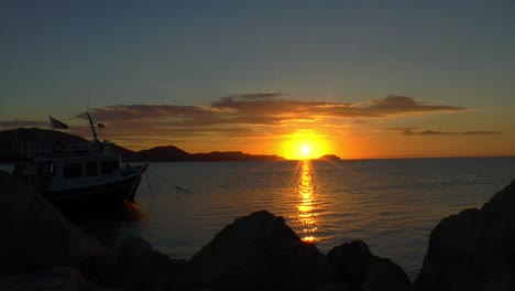 Sonnenaufgang-Auf-Der-Wunderschönen-Insel-Zakynthos