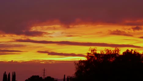 Aufnahmen-Eines-Sonnenuntergangs-In-Kalifornien