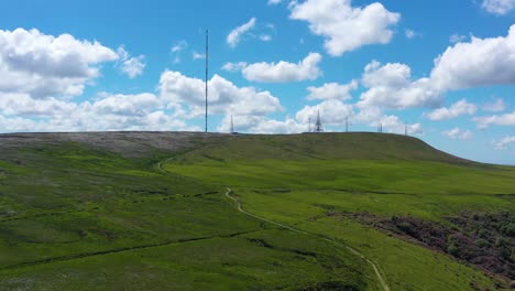 An-aerial-view-of-the-mast-on-Winter-Hill-in-Bolton