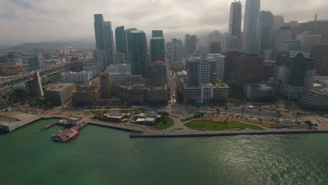 Luftaufnahme-Der-Skyline-Von-San-Francisco,-4k