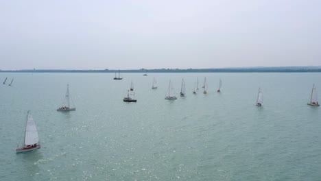 A-lot-of-sailing-ships-at-the-lake-Balaton-Recorded-with-a-DJI-Mavic-2-pro-UHD-4K-30fps