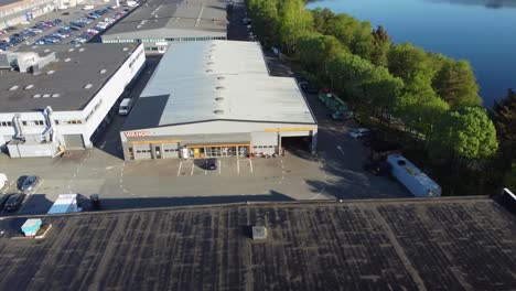 Tyre-company-Vianor-aerial-of-building-with-logo---Asane-bergen-Norway