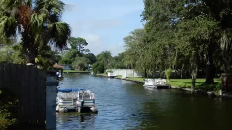 Canal-Local-En-El-Centro-De-Florida-Cerca-De-Orlando