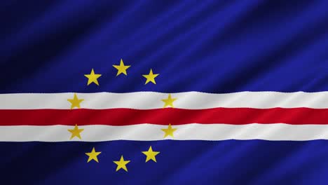 Bandera-De-Cabo-Verde-Ondeando-Fondo