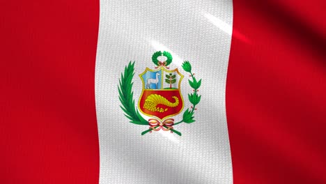 Flagge-Von-Peru,-Bewegungshintergrund