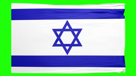 -Israel-Schwenkt-Flagge--1920x1080,-3D--auf-Grünem-Bildschirm