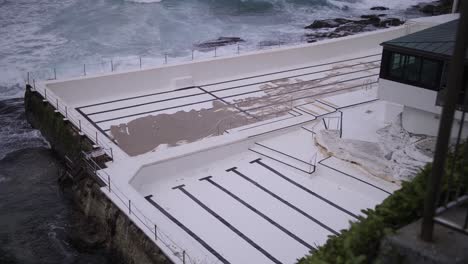 The-Outdoor-Pools-Of-The-Bondi-Icebergs-Swimming-Club-Drained-Of-Water-Because-Of-Coronavirus-19-Outbreak