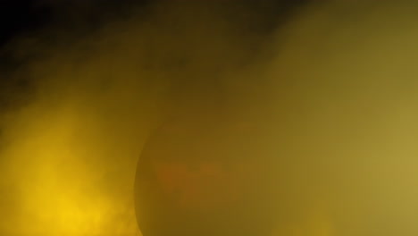 Halloween-Böser-Kürbis-Gruseliger-Hintergrund-Nebel-Nebel-Rauch