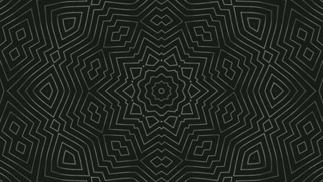 Weiße-Linien,-Die-Geometrische-Formen-Auf-Schwarzem-Hintergrund-Bilden