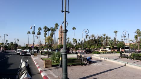 Ausritt-In-Der-Stadt-Marrakesch