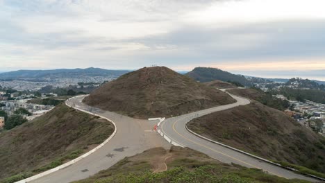 Time-Lapse:-People-walking-and-hiking-in-the-hills-and-road