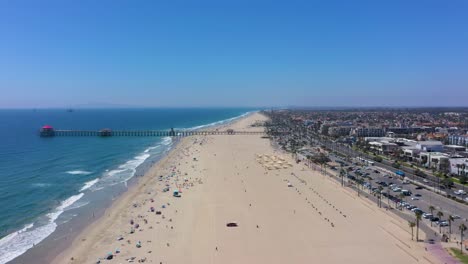 Huntington-Beach-Pier-drone-shot-in-4k