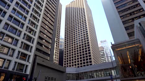 Bank-Of-East-Asia-Building-With-Skyscrapers-In-Central-City,-Hong-Kong