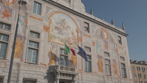 Palazzo-San-Giorgio-palace-in-Genoa,-Liguria