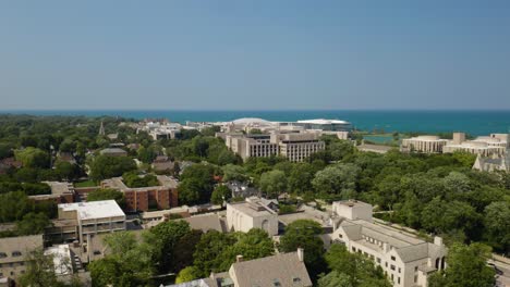 Northwestern-University-in-Summer.-Drone-Establishing-Shot