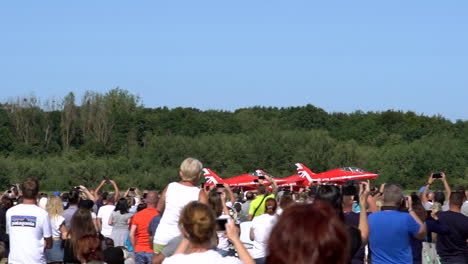 RAF-demonstration-team-jetfighters-starting-among-people-crowd
