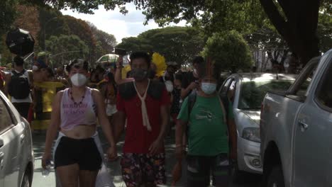 Manifestantes-Se-Manifiestan-En-Brasilia-Por-La-Conservación-De-La-Selva-Amazónica.