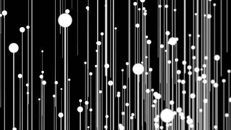Needle-Straight-Line-Duplication-Animation-Floating-Towards-Screen-Against-Black-Background