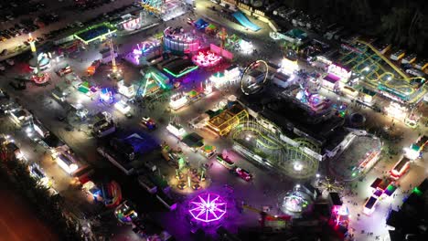 An-aerial-view-of-Santa's-Enchanted-Forest