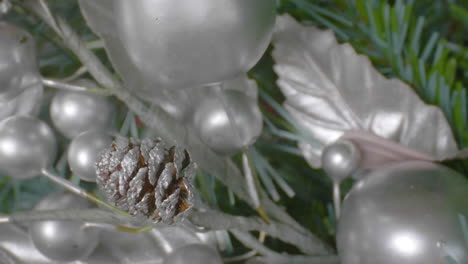 Close-up-christmas-tree-decoration