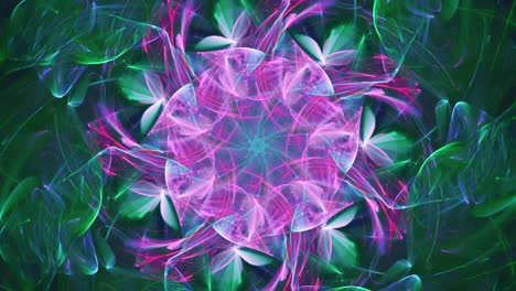 Forever-in-bloom---seamless-looping-abstract-kaleidoscope-cosmic-fractal-music-vj-colorful-artistic-streaming-backdrop-art