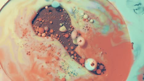 close-up-shot-of-an-waving-abstract-fluid-painting