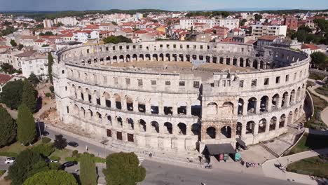 Anfiteatro-Romano-Del-Sitio-Del-Patrimonio-Mundial-De-La-Unesco