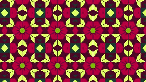 DJ-Schleife-2D-Illustration-Stern-Kaleidoskop-Muster-Geometrie-Mandala