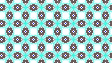 Abstract,-background-animation,-scrolling-right,-brown-ovals-and-white-turquoise-background