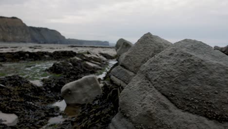Panning-video-of-stone-beach-at-East-Quantoxhead