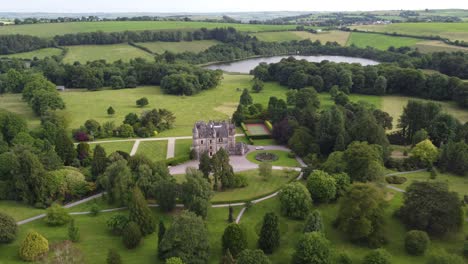 Blarney-house-Ireland-drone-aerial-footage-summer