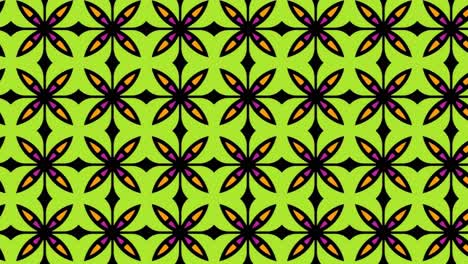 Nahtloses-Fliesenmusterdesign-Mit-Farbenfroher,-Floraler-Hintergrund-Folienanimation