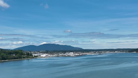 Aerial-view-of-the-Anacortes-metropolitan-area-with-Fidalgo-Bay-in-the-foreground
