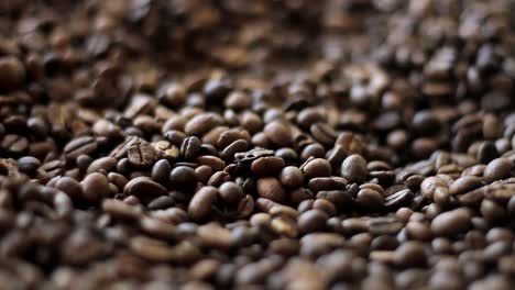 roasted-coffee-beans-on-display-no-people-stock-footage