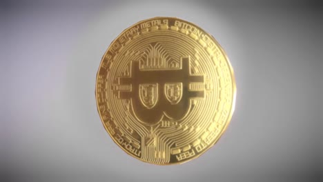 Bitcoin-Münze-Dreht-Sich-In-Der-Luft-Kryptowährungsanimation