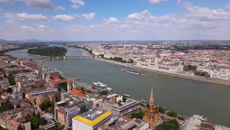 Budapester-Stadtbild-Aus-Der-Luft