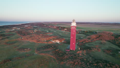 The-Westhoofd-Lighthouse-Near-Ouddorp,-The-Netherlands