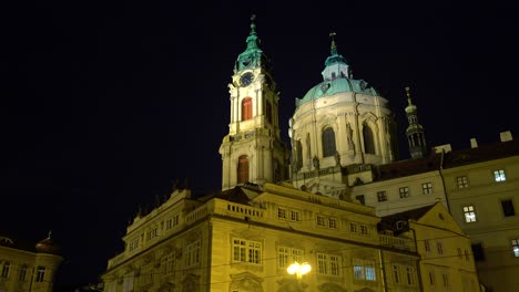 View-of-illuminated-towers-of-St