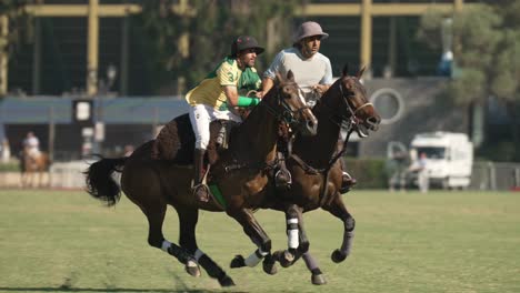 Gauchos-on-horseback-tussle-for-leather-ball-in-Argentina's-national-sport-Pato