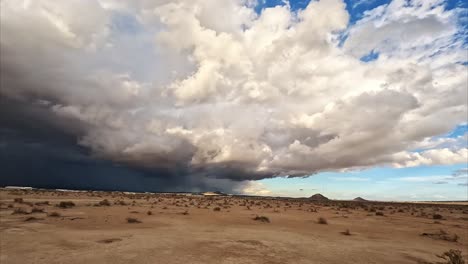 Unseasonal-storms-in-the-Mojave-Desert-bring-unprecedented-precipitation---aerial-flyover