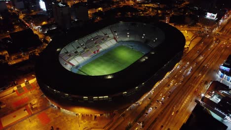 Nachtvideo-Des-Peruanischen-Nationalstadions