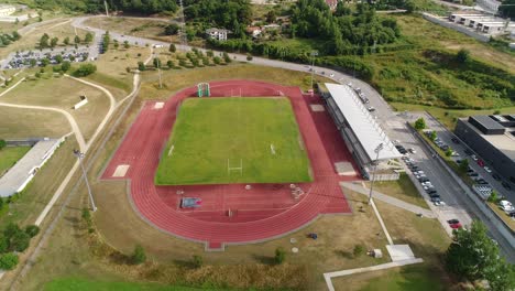 Vista-Aérea-Del-Estadio-De-Rugby-Vacío