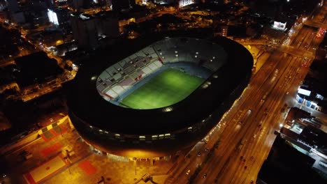 Nachtvideo-Des-Peruanischen-Nationalstadions