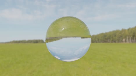 Kristallkugel-–-360°-Drehbar.-Landschaft