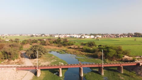 Railway-bridge-crossing-over-the-wastewater-stream