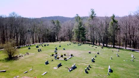Aerial-of-Cemetery-and-Tombstones-in-North-Carolina
