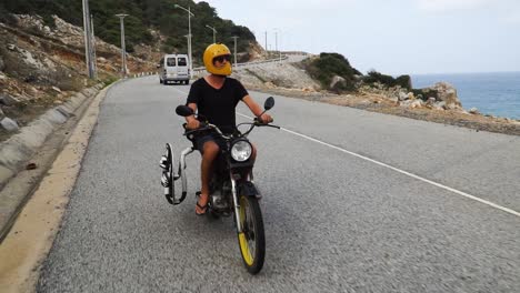 Motorcycle-road-trip,-kitesurfing-vacation-adventure-on-Vietnam-coast