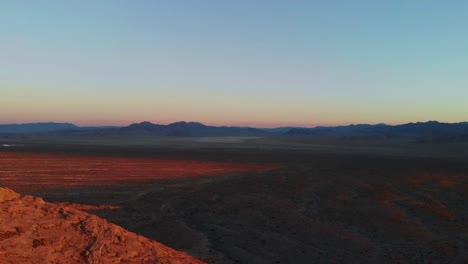 Nevada-early-morning-panorama-aerial-view