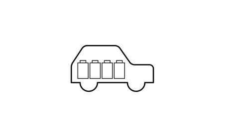 Elektroauto-Mit-Mehreren-Aufladbaren-Batterien