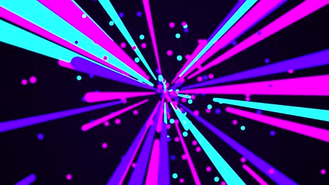 4K-Animationsneonlinien-Partikelspuren-In-Nahtlosen-Schleifen